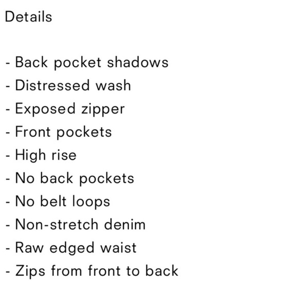 SALE💵Reformation zipper jeans - Picture 5 of 5